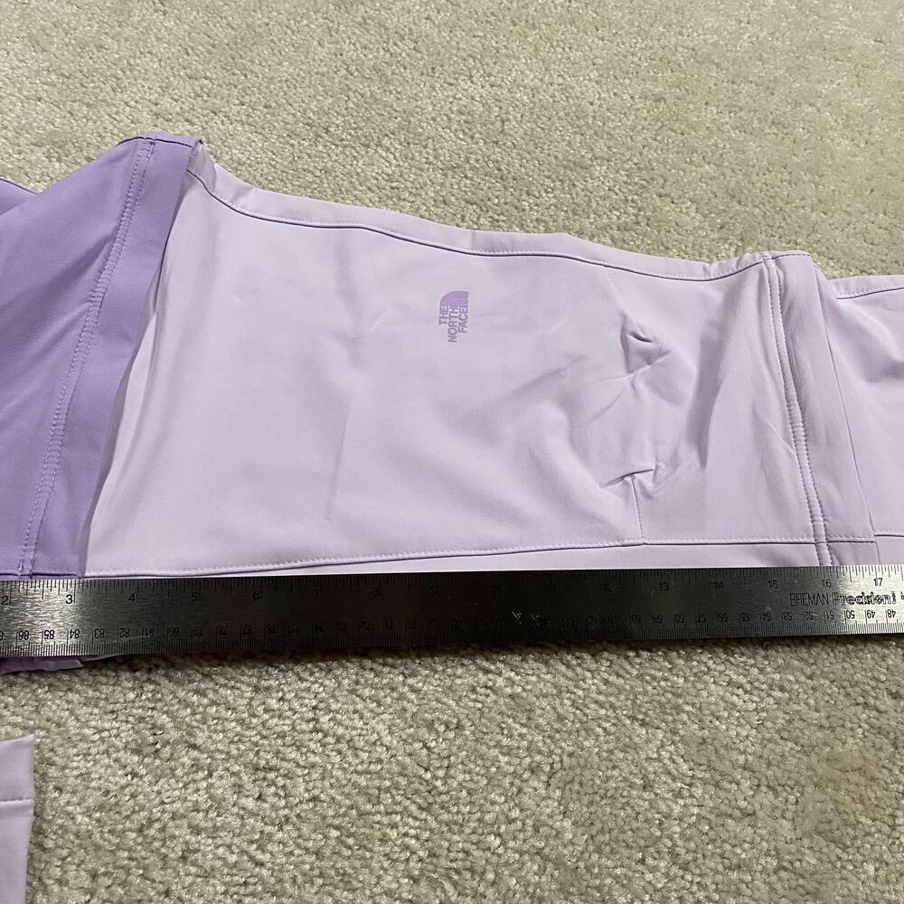 The North Face Bridgeway Pants Womens 0 Purple Convertible Zip Off Hiking - Picture 9 of 10